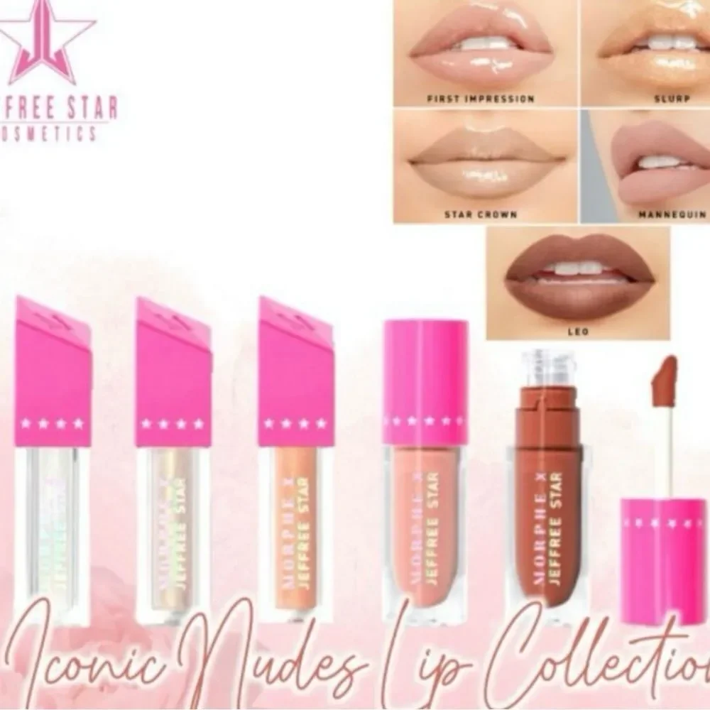 Jeffree Star morphe limited edition eyeshadow palette brushes lip gloss‎ spray